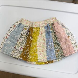 Esther Patchwork Floral Skirt for Kids